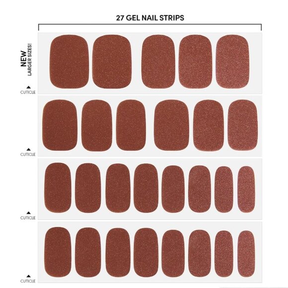 Dashing Diva Gloss Nail Strips - Solar Sepia - Picture 2 of 7